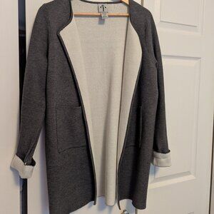 Large Wool blend open sweater